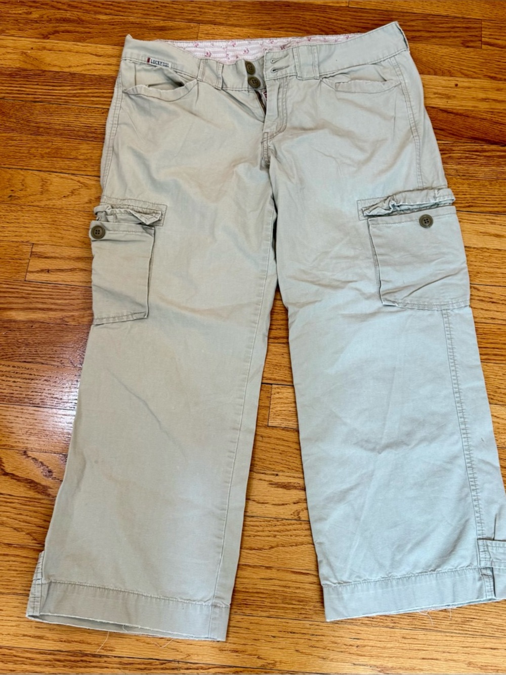 Lucky Brand -  Khaki Cargo Pants - Light Tan